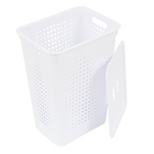 Cesto de Roupas Retangular 47L Branco Organizar OU