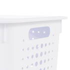 Cesto de Roupas Retangular 47L Branco Organizar OU