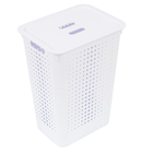 Cesto de Roupas Retangular 47L Branco Organizar OU