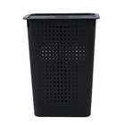Cesto de Roupas Retangular 47L Preto Organizar OU