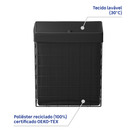 Cesto de Roupas Tecido Preto 60L 60x24x50cm Sensea