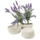 Cesto De Tricot Organizador Decorativo Conjunto 3 un 4024Off