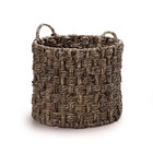 Cesto Decorativo Em Fibra Natural 37cm 14589g Mart