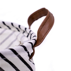 Cesto Decorativo Multiuso Organizador Listrado 15x26x26 Cm F0