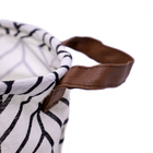 Cesto Decorativo Multiuso Organizador Zigzag Branco 15x26x26