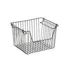 Cesto Empilhável Metal Preto 32x27x20cm Black Arthi
