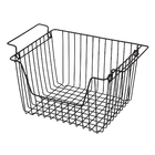 Cesto Empilhável Metal Preto 32x27x20cm Black Arthi