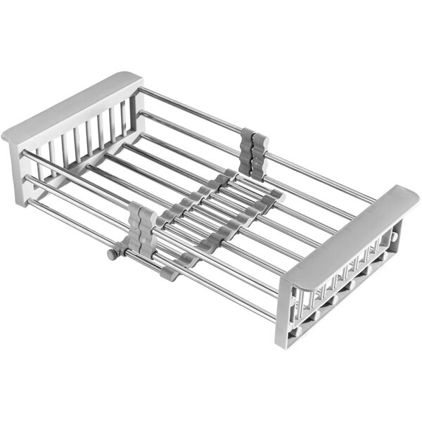 Cesto Escorredor Ajustável Inox Para Cuba (escovado)