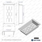 Cesto Escorredor Inox Para Cuba Workstation 41x22 Cm (escovad