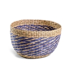 Cesto Fibra Multicolorido Cancún Listrado 5,5L 14,5x14,5x26,5cm Alluria