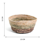 Cesto Fibra Multicolorido Puebla 6,3L 12x23x23cm Alluria