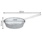 Cesto Friturama Para Frigideira 23x41cm