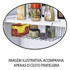 Cesto Gaveta Aramado Prateleira Organizador Cromado  Cromado