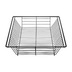 Cesto Gaveta Fruteira Aramado  Aço Com Corrediça Preto  M6