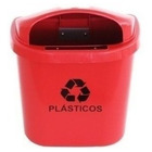 Cesto Individual Coleta Seletiva 40 L Para Poste Ou Parede