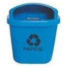 Cesto Individual Coleta Seletiva 40 L Para Poste Ou Parede Ci