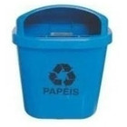 Cesto Individual Coleta Seletiva 40 L Para Poste Ou Parede Ma