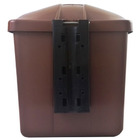 Cesto Individual Lixeira Coleta Seletiva 40 Litros Com Poste