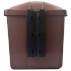 Cesto Individual Lixeira Coleta Seletiva 40 Litros Com Poste