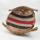Cesto Kunõ De Fibra Bordado - Povo Mehinako