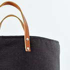 Cesto Laundry Em Lona Black Dublada