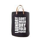 Cesto Laundry Em Lona Black Dublada