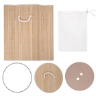 CESTO LAVAN RED 60L BAMBOO SENSEA