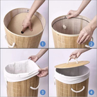 CESTO LAVAN RED 60L BAMBOO SENSEA