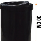 Cesto Lixeira 12 Litros Tampa Meia Lua Esfera Varias Cores