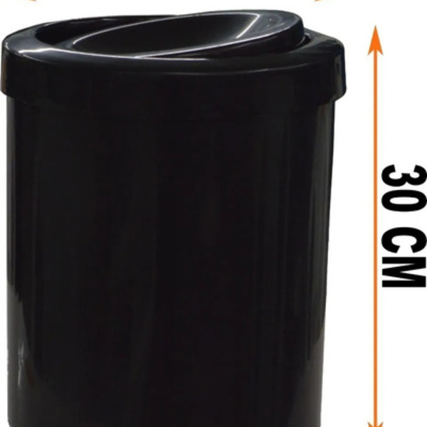 Cesto Lixeira 12 Litros Tampa Meia Lua Esfera Varias Cores