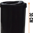 Cesto Lixeira 12 Litros Tampa Meia Lua Esfera Varias Cores Az