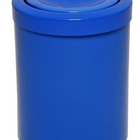 Cesto Lixeira 12 Litros Tampa Meia Lua Esfera Varias Cores Az