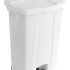 Cesto Lixeira Com Rodas E Pedal 100l Marca Jsn