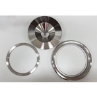 Cesto Lixeira De Embutir 3 Litros Inox Escovado E Alumínio