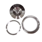 Cesto Lixeira De Embutir 8 Litros Inox Escovado E Alumínio