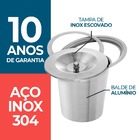 Cesto Lixeira Pia Cozinha Embutir 3 L Inox 304 Não Enferruja