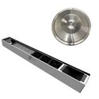 Cesto Lixeira Pia Cozinha Embutir 5l + Calha 150cm Kit