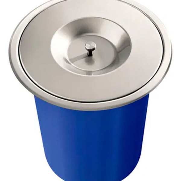 Cesto Lixeira Pia Cozinha Embutir 5l Inox 304 Mima Decor