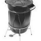 Cesto Lixeira Plástico Pedal Com Armação Em Aço 20 Litros