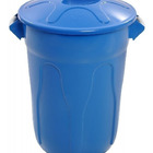Cesto Lixeira Plastico Tipo Balde 100l Marca Jsn Preto