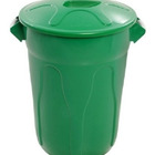 Cesto Lixeira Plastico Tipo Balde 100l Marca Jsn Preto