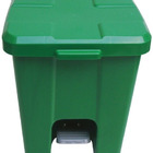 Cesto Lixeira Quadrada Plastica Com Pedal 25 Litros Branco