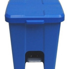 Cesto Lixeira Quadrada Plastica Com Pedal 25 Litros Verde