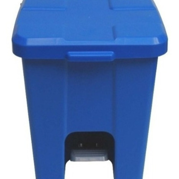 Cesto Lixeira Quadrada Plastica Com Pedal 25 Litros Verde