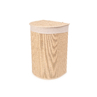 Cesto Madeira Off White Meia-Lua 10L 29x38x55cm Oikos