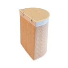Cesto Madeira Off White Meia-Lua 10L 29x38x55cm Oikos