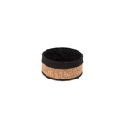 Cesto Madeira Preto Lambri Vila 10L 10x23x23cm Oikos