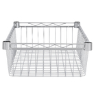 Cesto de Metal Aço Cromado para Linha Line Aramada 14x60x35cm 50kg Spaceo