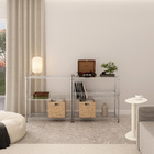 Cesto de Metal Aço Cromado para Linha Line Aramada 5,2x90x35cm 50kg Spaceo