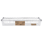 Cesto de Metal Aço Cromado para Linha Line Aramada 5,2x90x35cm 50kg Spaceo